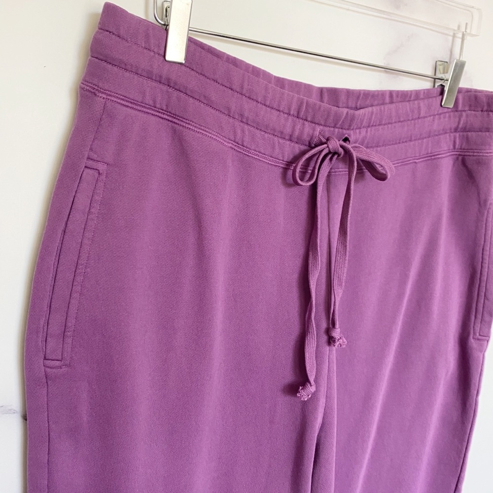 SOLD Fabletics Daria Terry Purple Jogger II Pants - Picture 5 of 11